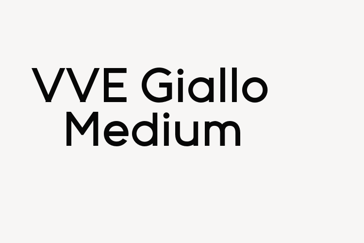 VVE Giallo Medium font download