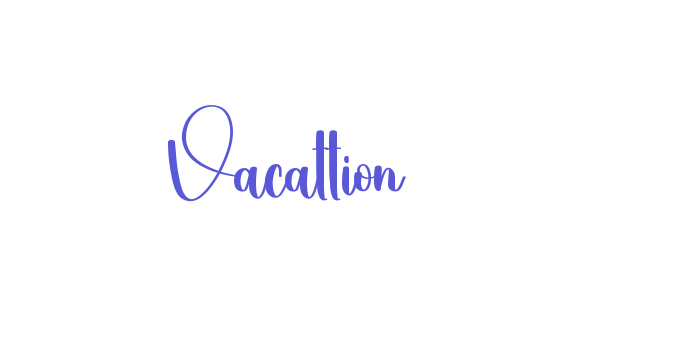 Vacattion Font Download