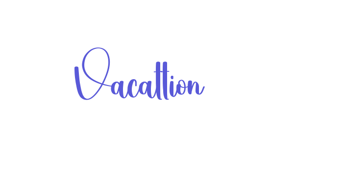 Vacattion Font