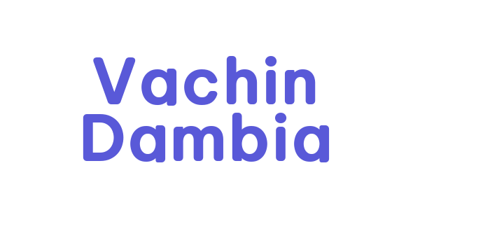 Vachin Dambia Font Download