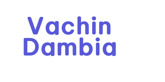 Vachin Dambia Font