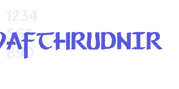 Vafthrudnir font