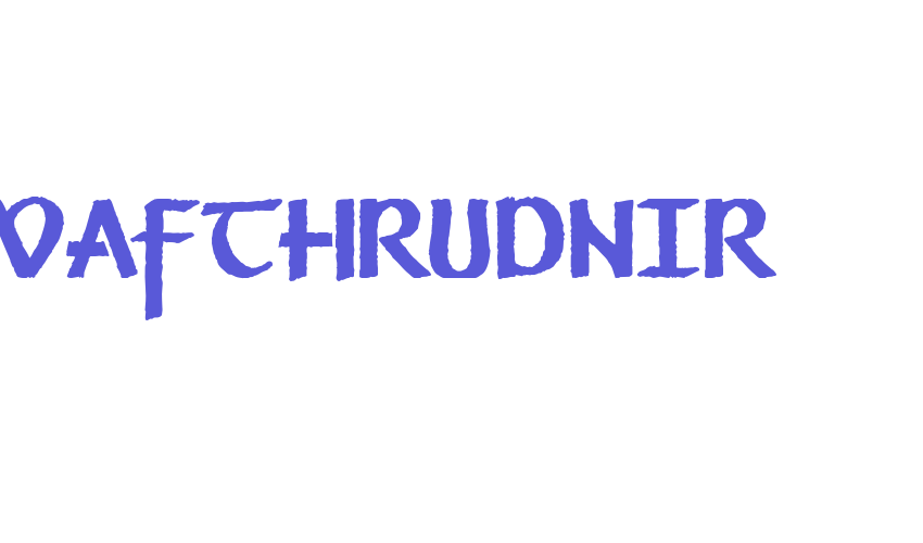 Vafthrudnir Font Download