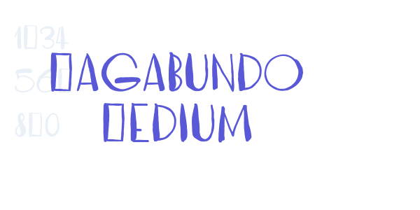 Vagabundo Medium font free