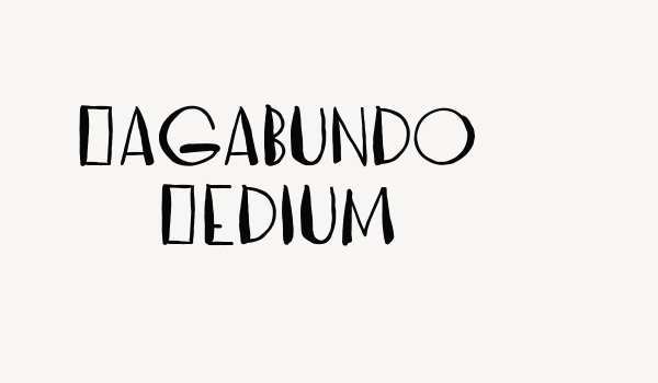 Vagabundo Medium Font