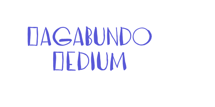 Vagabundo Medium Font Download