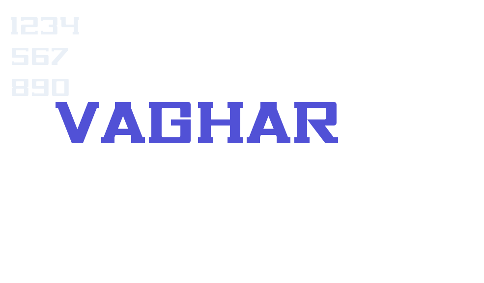 Vaghar-font-download