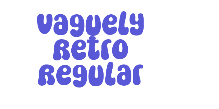 Vaguely Retro Regular Font Download