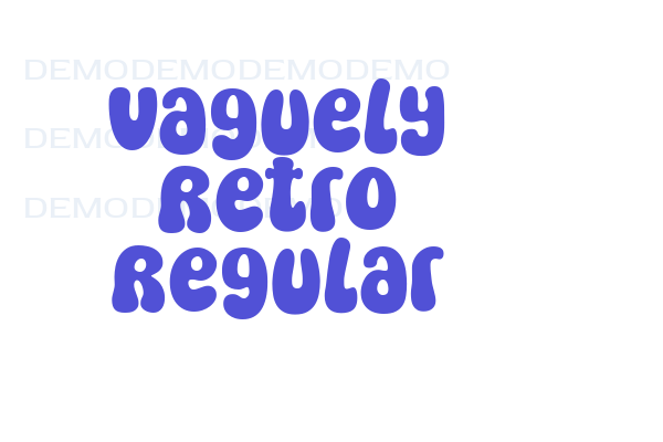 Vaguely Retro Regular