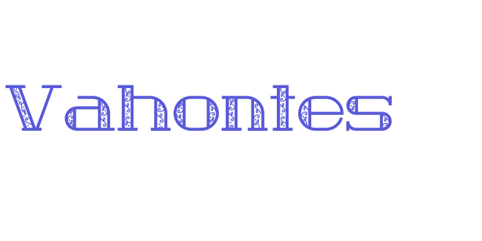 Vahontes Font Download