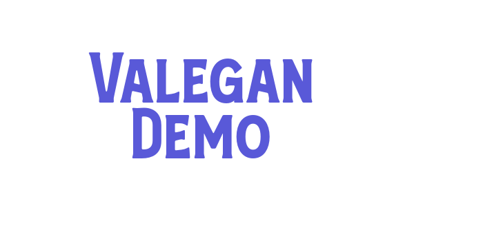 Valegan Demo Font Download