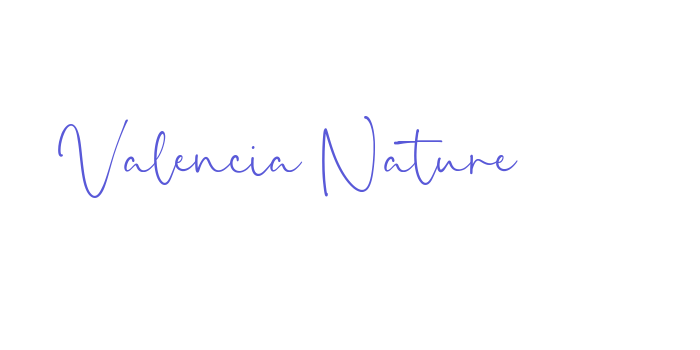 Valencia Nature Font Download