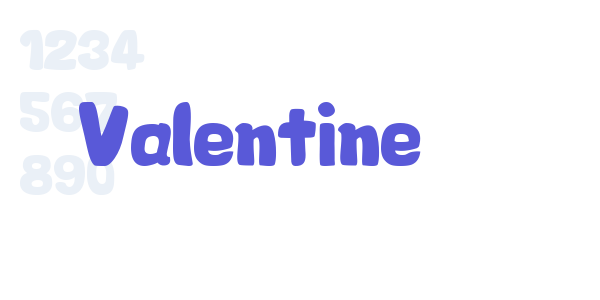 Valentine font free