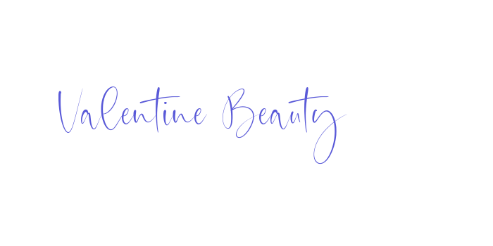 Valentine Beauty Font