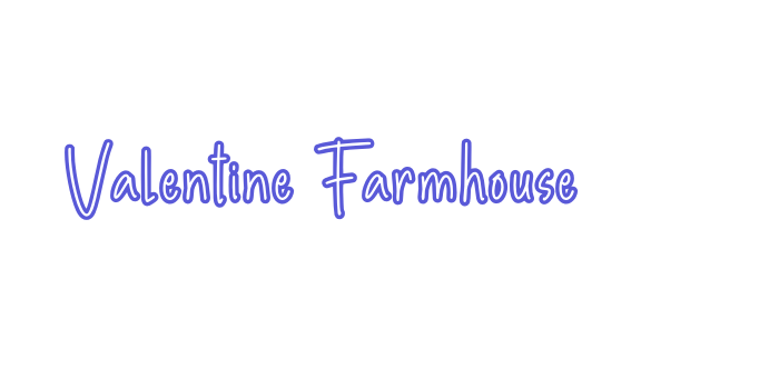 Valentine Farmhouse Font Download