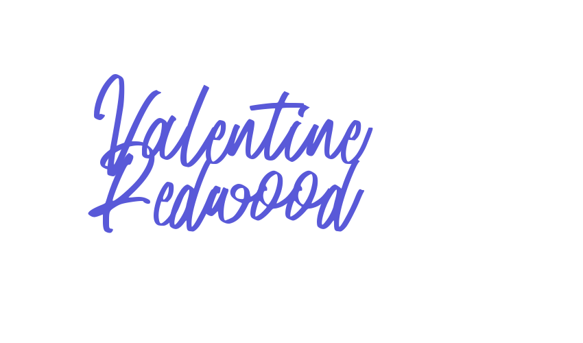 Valentine Redwood Font Download