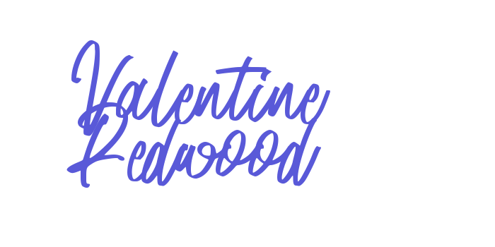 Valentine Redwood Font Download