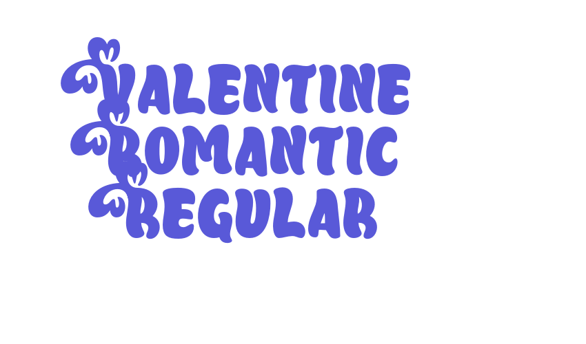 Valentine Romantic Regular Font Download