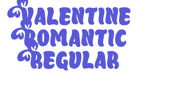 Valentine Romantic Regular Font