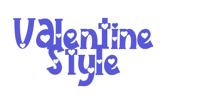 Valentine Style Font