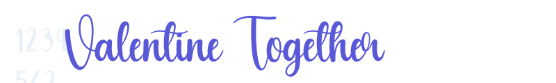 Valentine Together font