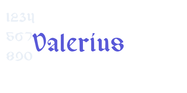 Valerius font free