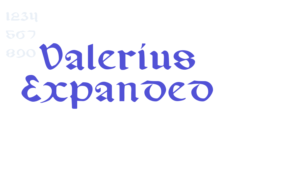 Valerius Expanded-font-download