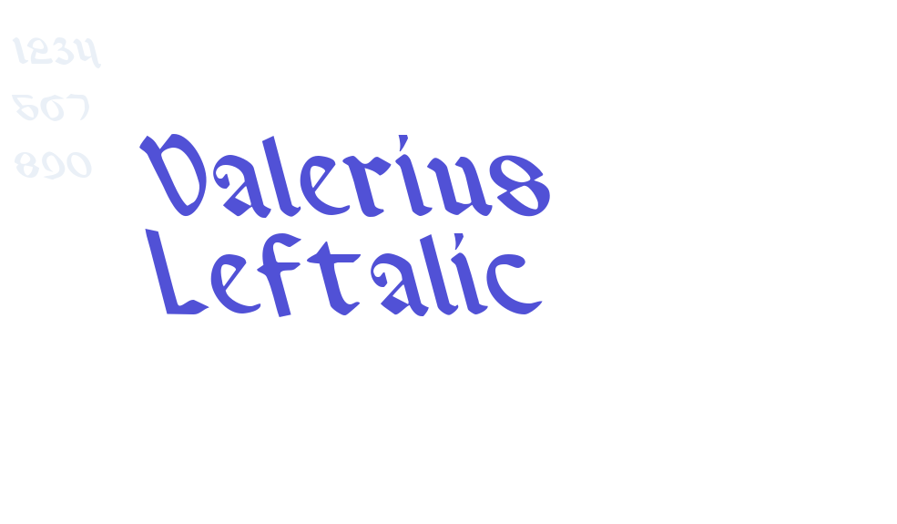 Valerius Leftalic-font-download