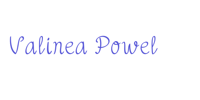 Valinea Powel Font Download