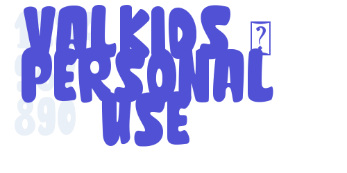 Valkids – Personal use-font-download