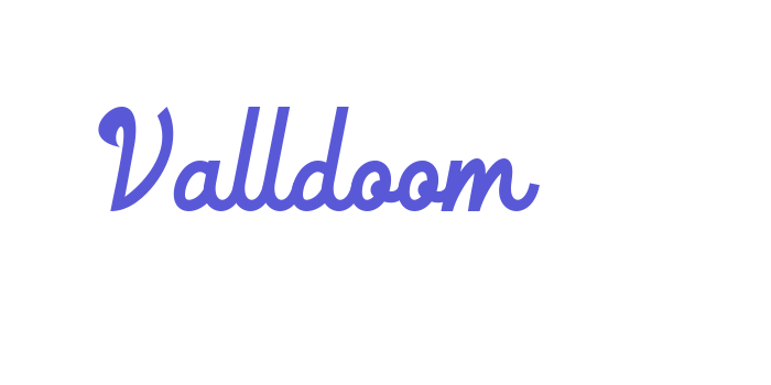 Valldoom Font