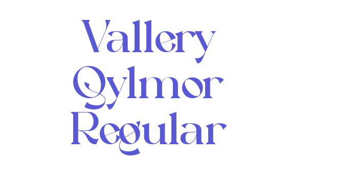 Vallery Qylmor Regular Font