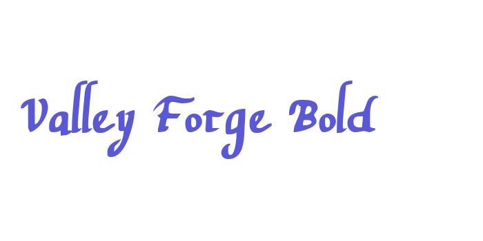 Valley Forge Bold Font