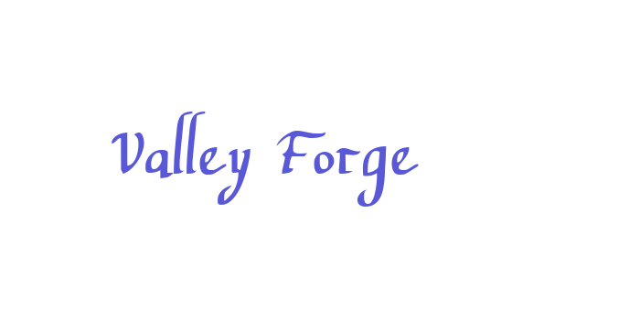 Valley Forge Font Download