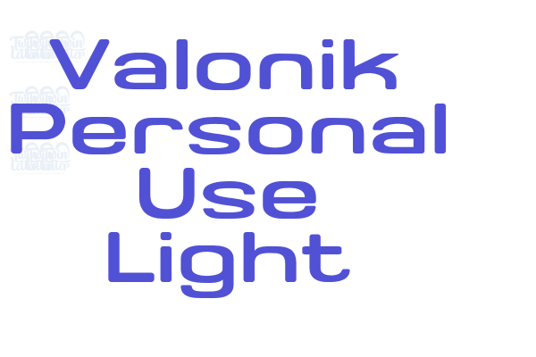 Valonik Personal Use Light