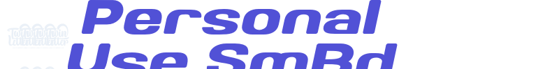 Valonik Personal Use SmBd Sla-font