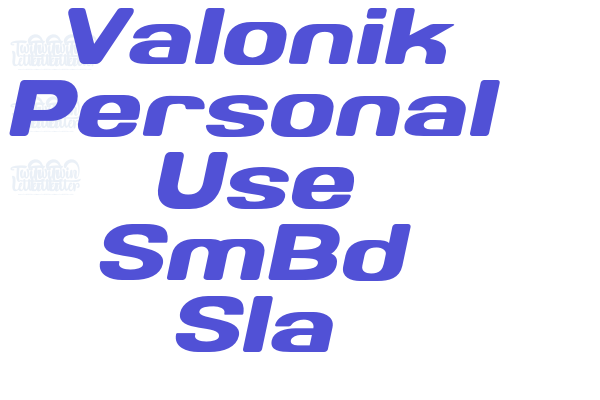 Valonik Personal Use SmBd Sla