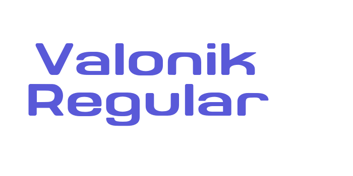 Valonik Regular Font Download