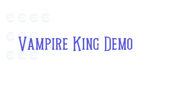 Vampire King Demo font free