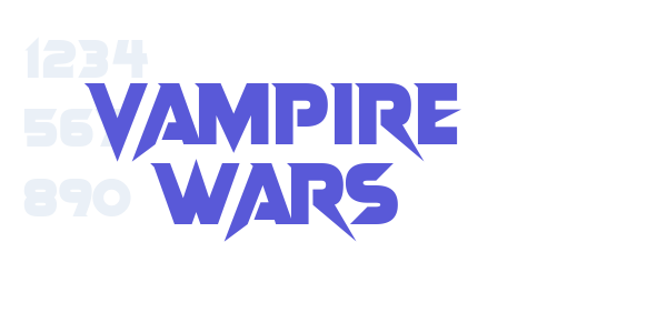 Vampire Wars font free