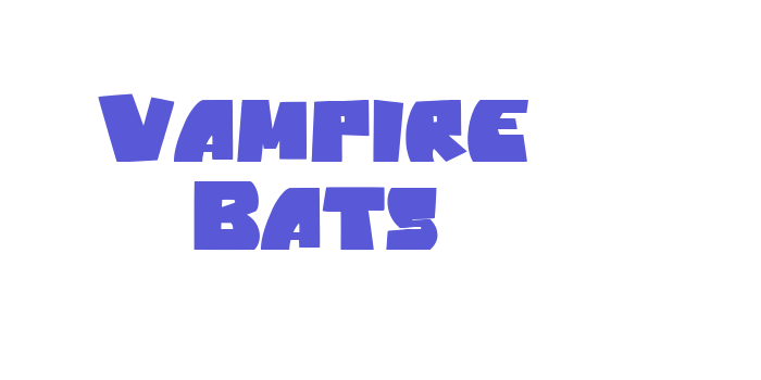 Vampire Bats Font Download