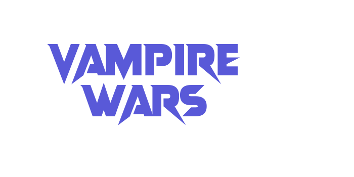 Vampire Wars Font Download