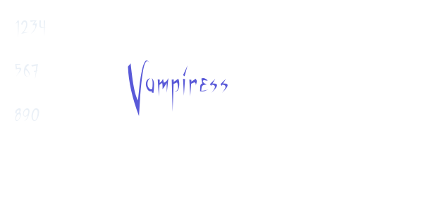 Vampiress font free