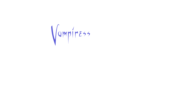 Vampiress Font Download