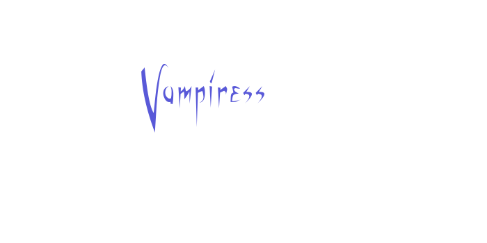 Vampiress Font