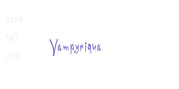 Vampyriqua font free