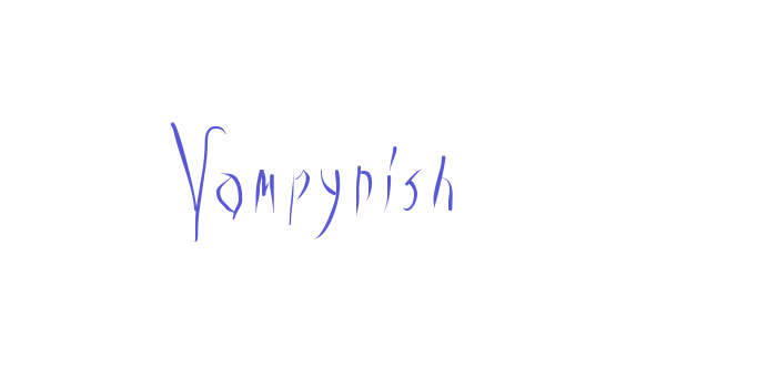 Vampyrish Font