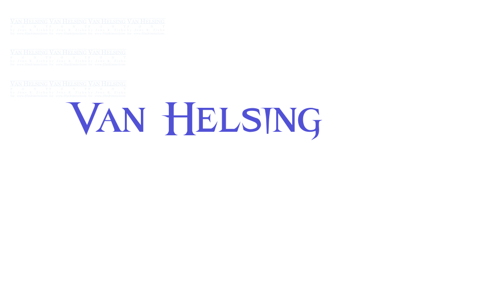 Van Helsing-font-download