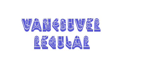 Vancouver Regular font