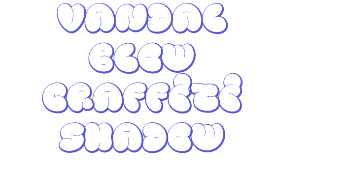 Vandal Blow Graffiti Shadow Font Download